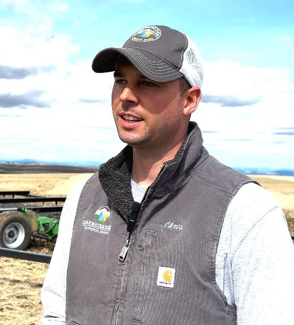 Chris Riggers, Clearwater Farms, Agriculture, Hillco Customer, Hillco Harrow Testimonial, Lewis County ID