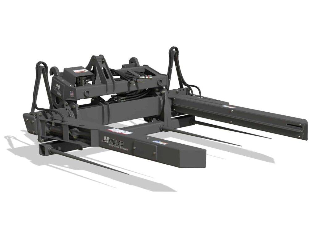 Hillco WTR, wrap twine remover, netwrap remover, twine removal, twine remover