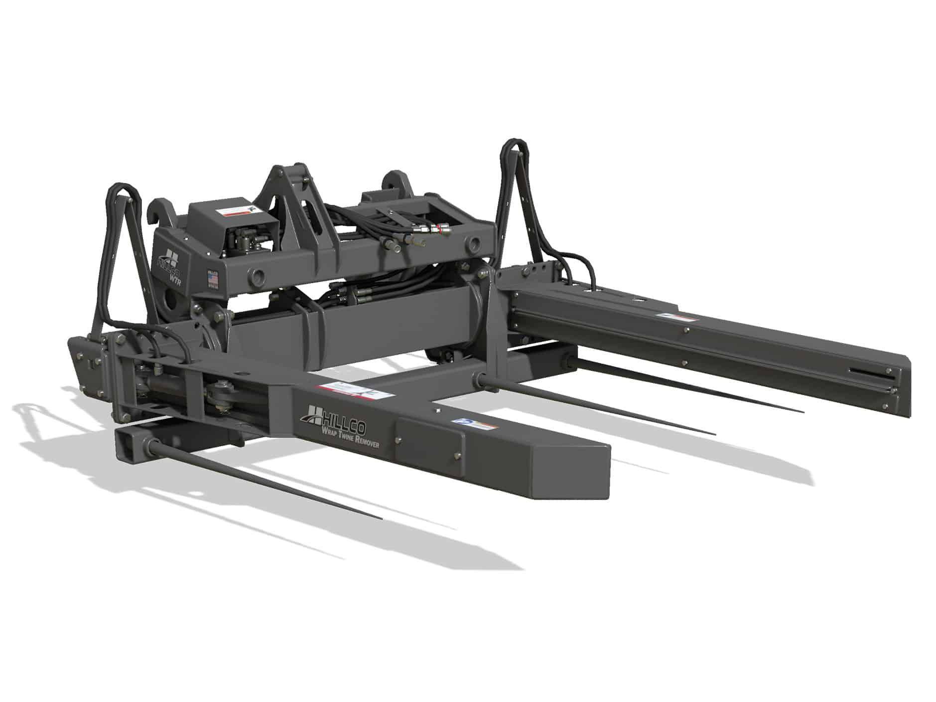 Hillco WTR, wrap twine remover, netwrap remover, twine removal, twine remover