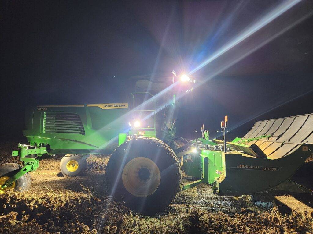 hillco header, hillco head, specialty crops, specialty crop header, sc1500