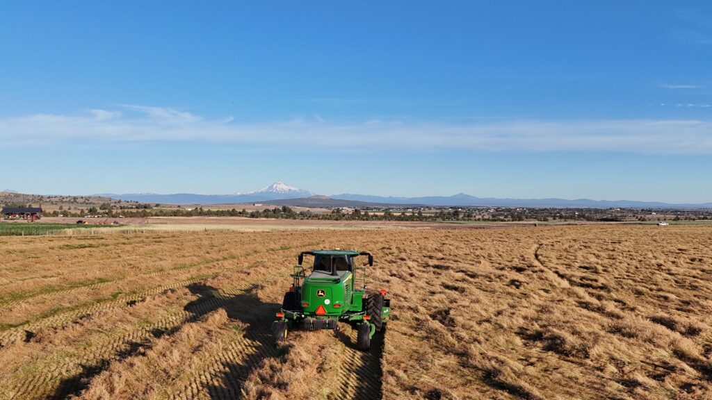 hillco header, specialty crop heaver, bluegrass harvest, oregon harvest, hillco specialty header, hillco sc1500, sc1500, oregon bluegrass, hillco header harvest, john deere, w260r header