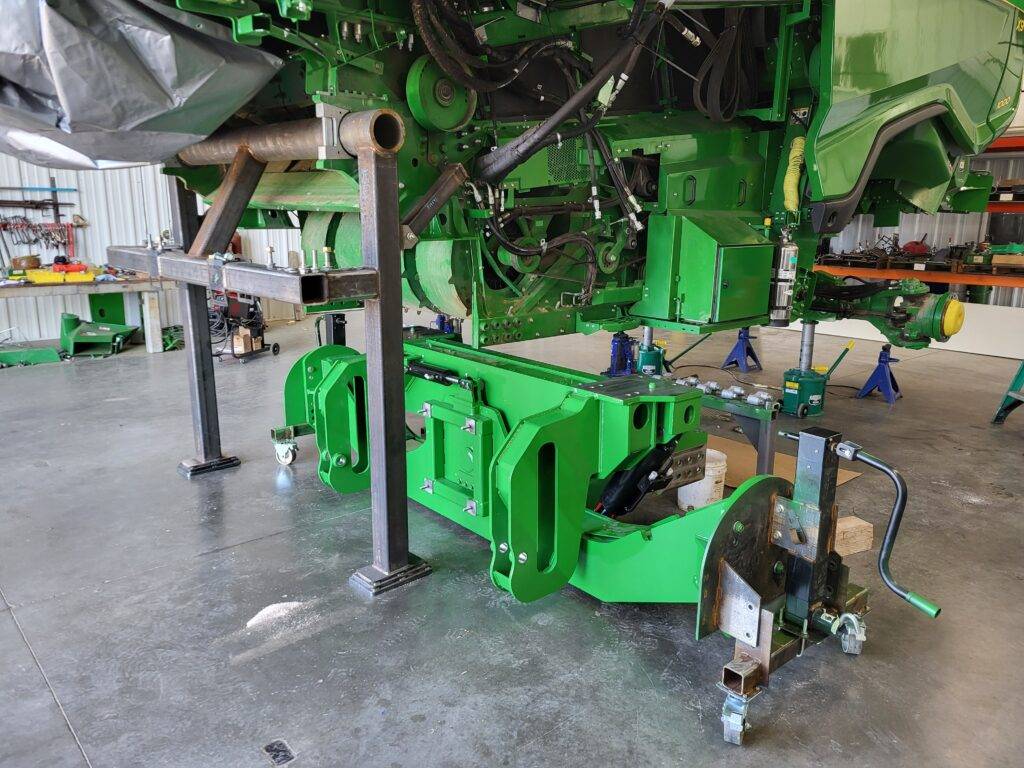 Hillco X9 prototype, Hillco front axle installation