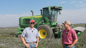 hillco in the field, hillco and christensen farms, hillco specialty crop header, hillco head, hillco customer review, SC1500