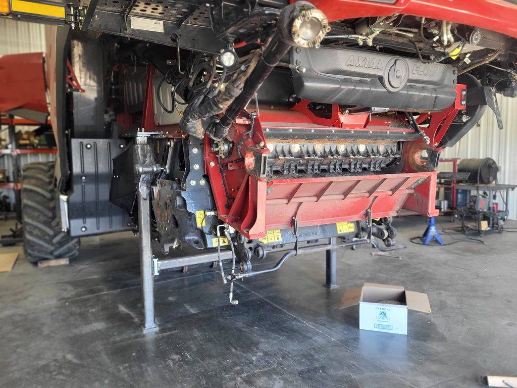hillco af10 prototype install, case ih stock front axle removal 